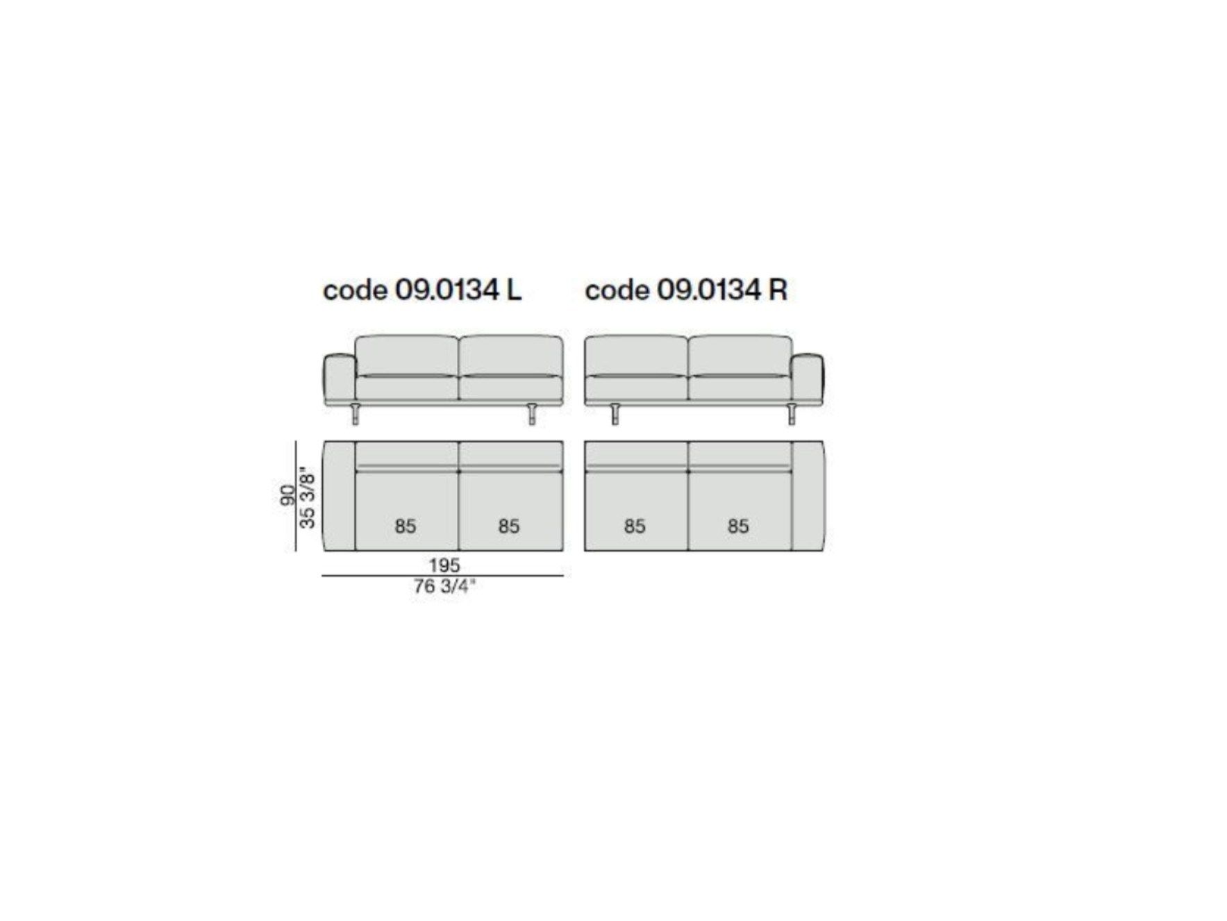 Тканевый диван с отсеком для хранения Porada Soul ARCH-00136846 - Вид №34