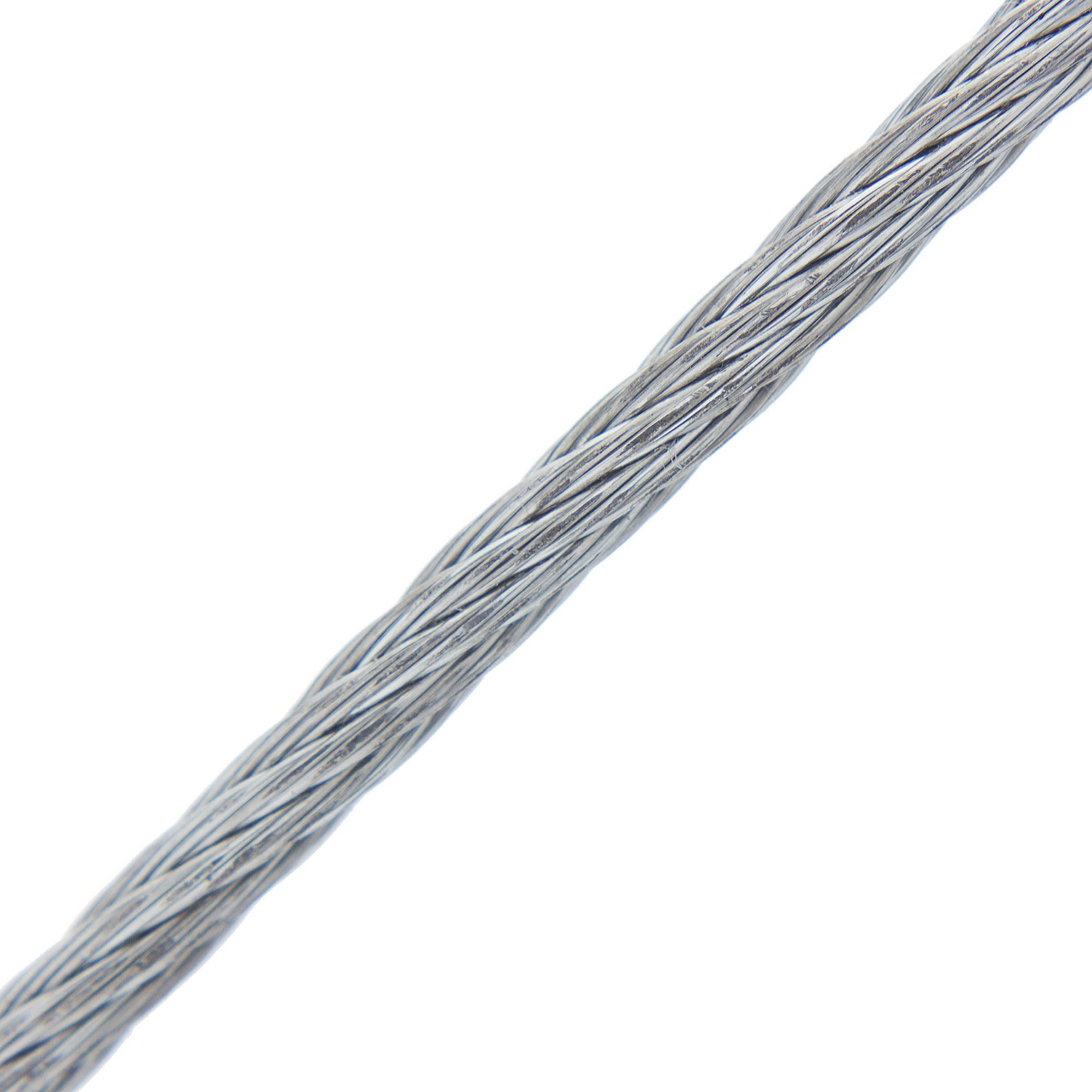 15956021 Трос стальной DIN 3055 2 мм 10 м, цвет цинк Santreyd  - Вид №1