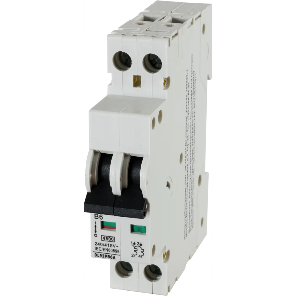 Автоматический выключатель Skybeam 1P N A6 А 4.5 кА STLM-2083482