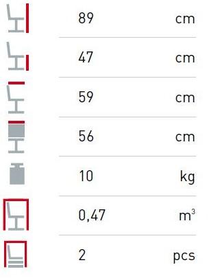 LD Seating Консольный штабелируемый стул с подлокотниками Oslo 225-n4 - Вид №4