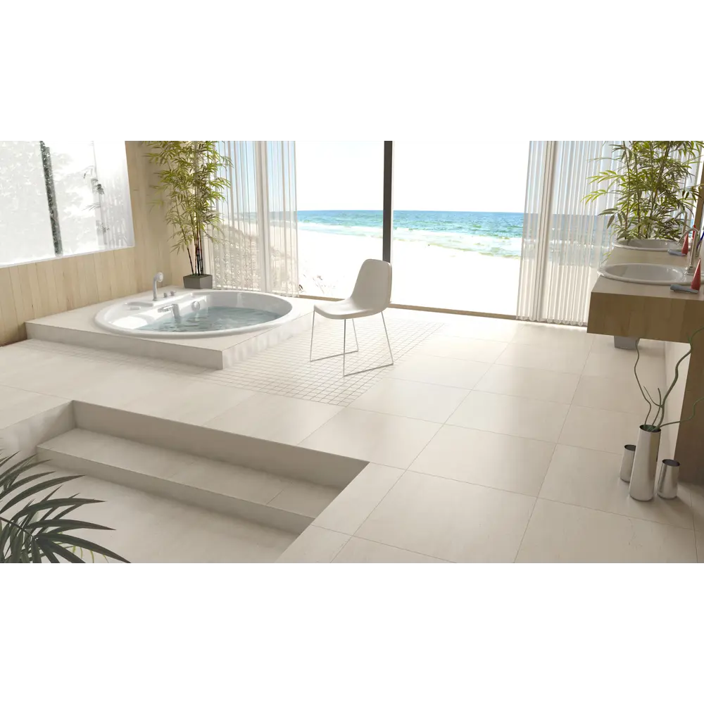 Керамогранит Golden Tile Crema Marfil 60.7x60.7 см 1.105 м² цвет бежевый 82754018 STLM-2076247 - Вид №3