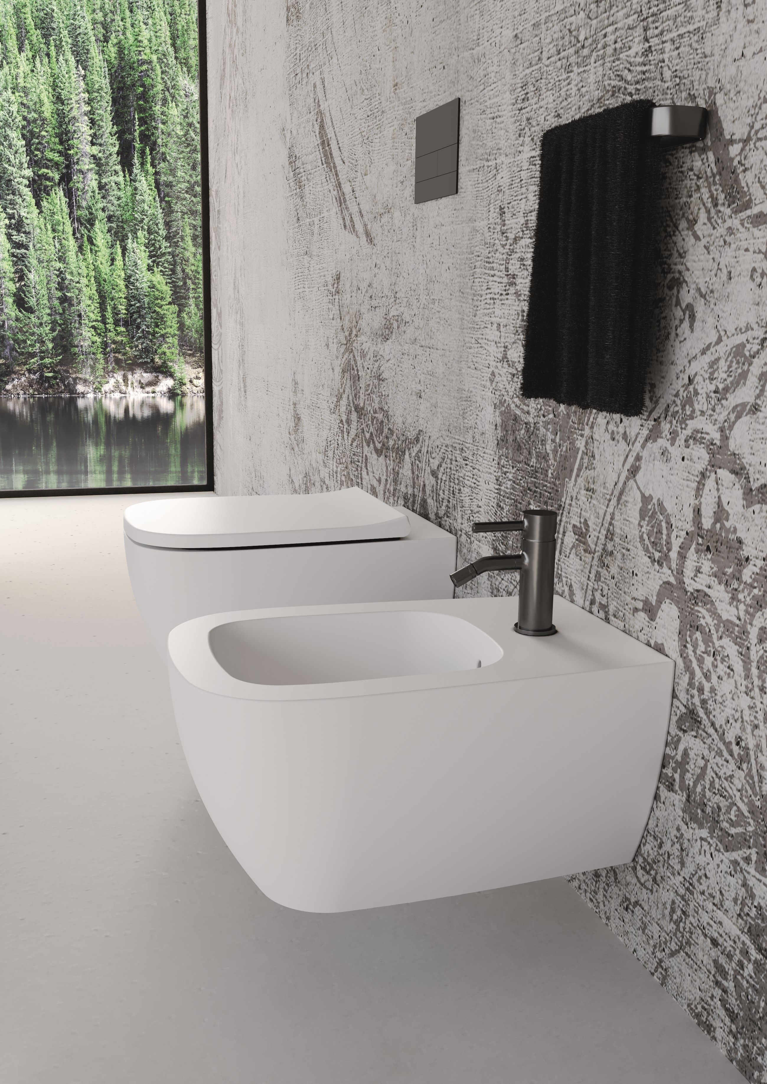 Керамическое подвесное биде Alice Ceramica Wunder ARCH-00151034 - Вид №2