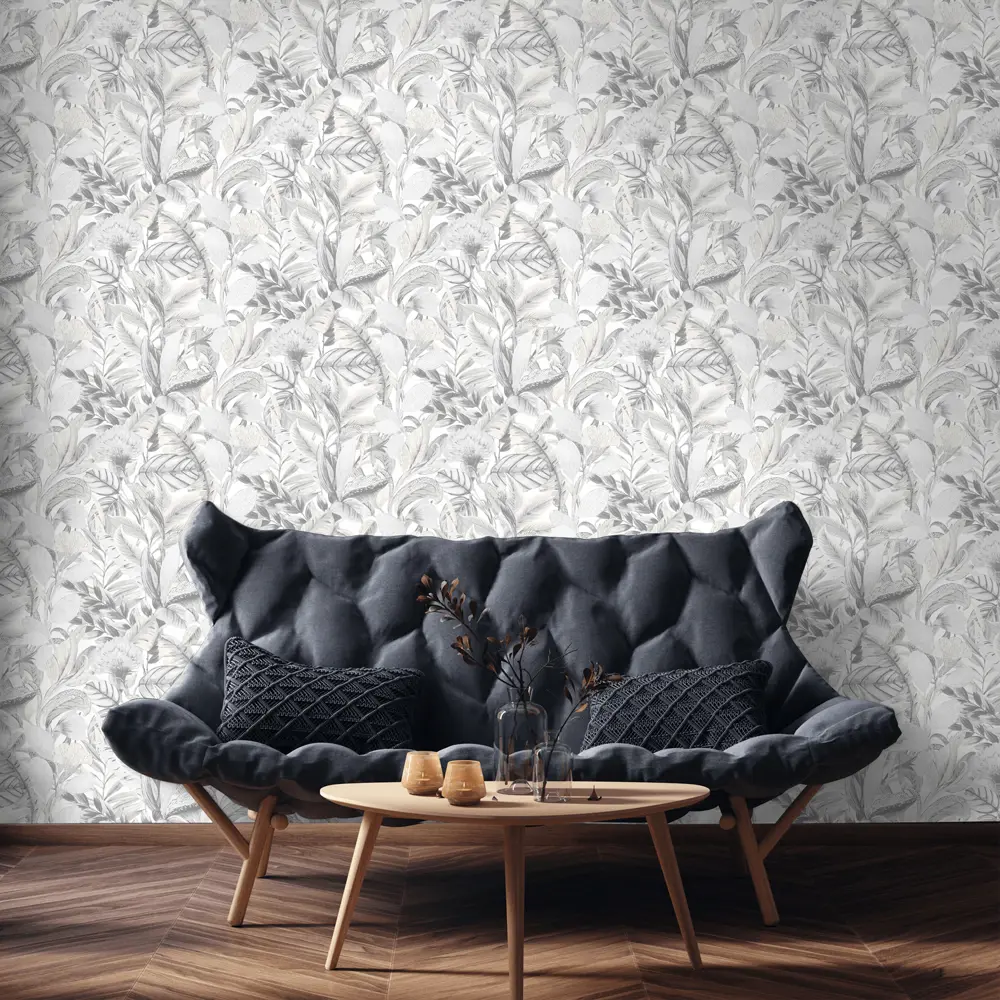 Обои флизелиновые Elle 2 1.06х10 м серые ЭР12115-10 Erismann STLM-2108960 - Вид №2