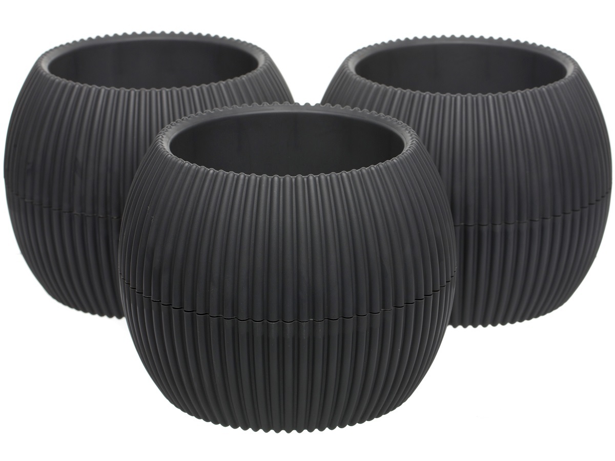 Горшок для цветов Lago 0.7L Anthracite NAVAKO 16059 - Вид №3