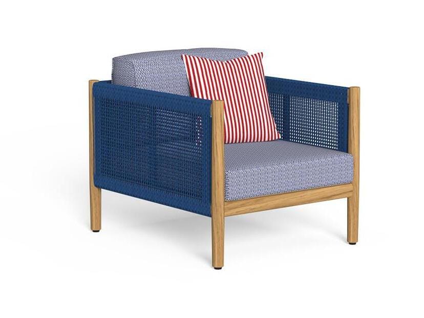 Садовое кресло из тикового дерева с подлокотниками Talenti водолазка ARCH-00123278 - Вид №3