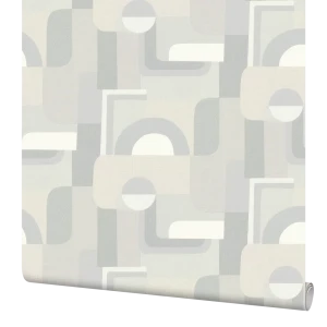 Palitra Home Modern - серые флизелиновые обои с абстрактным рисунком 89409472