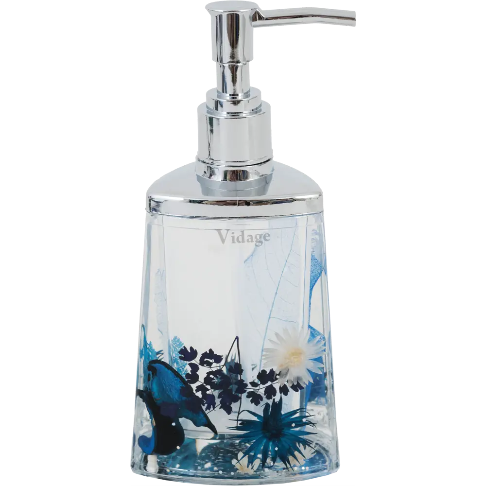 Дозатор для жидкого мыла Vidage Василек пластик цвет прозрачный STLM-2174326