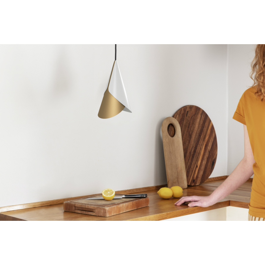 2194 Плафон cornet, D13,4 см, молочно-золотистый UMAGE  - Вид №1