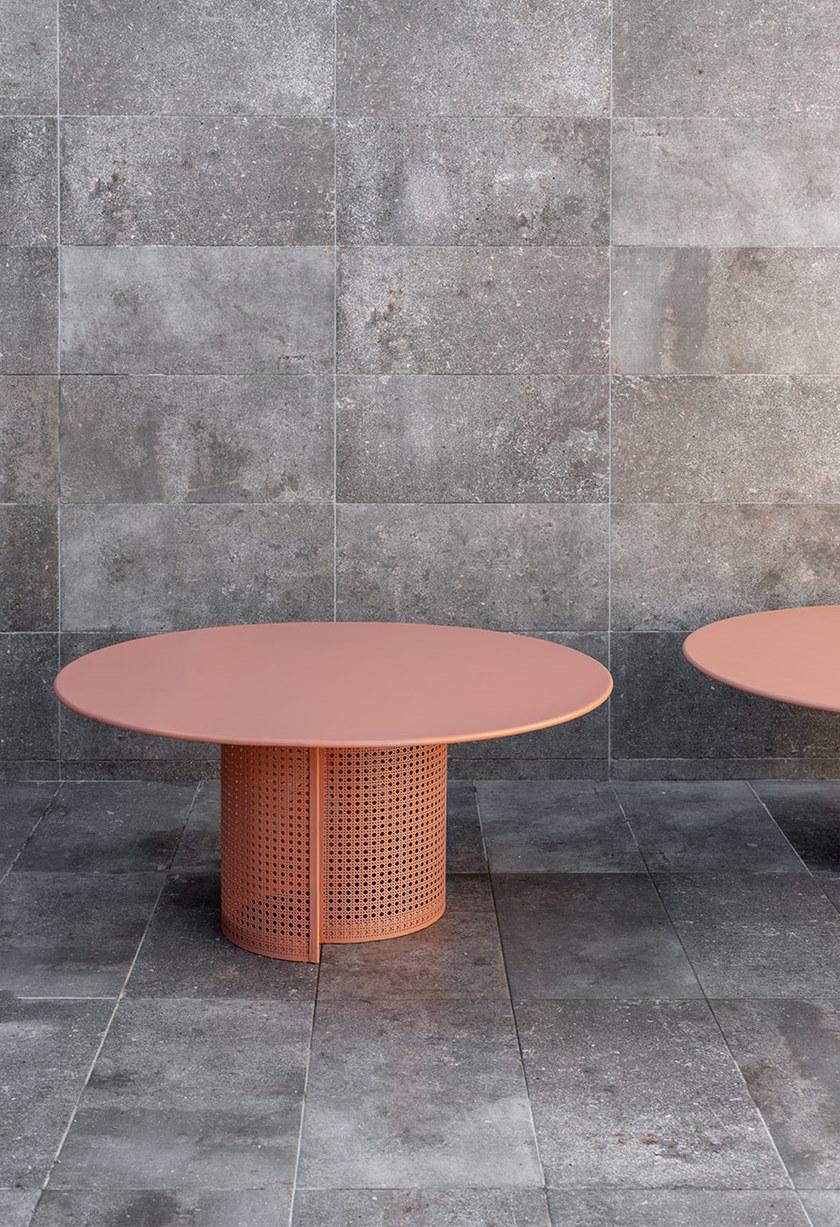 iSimar Круглый садовый стол из оцинкованной стали Arena sun-id-1478055 - Вид №4