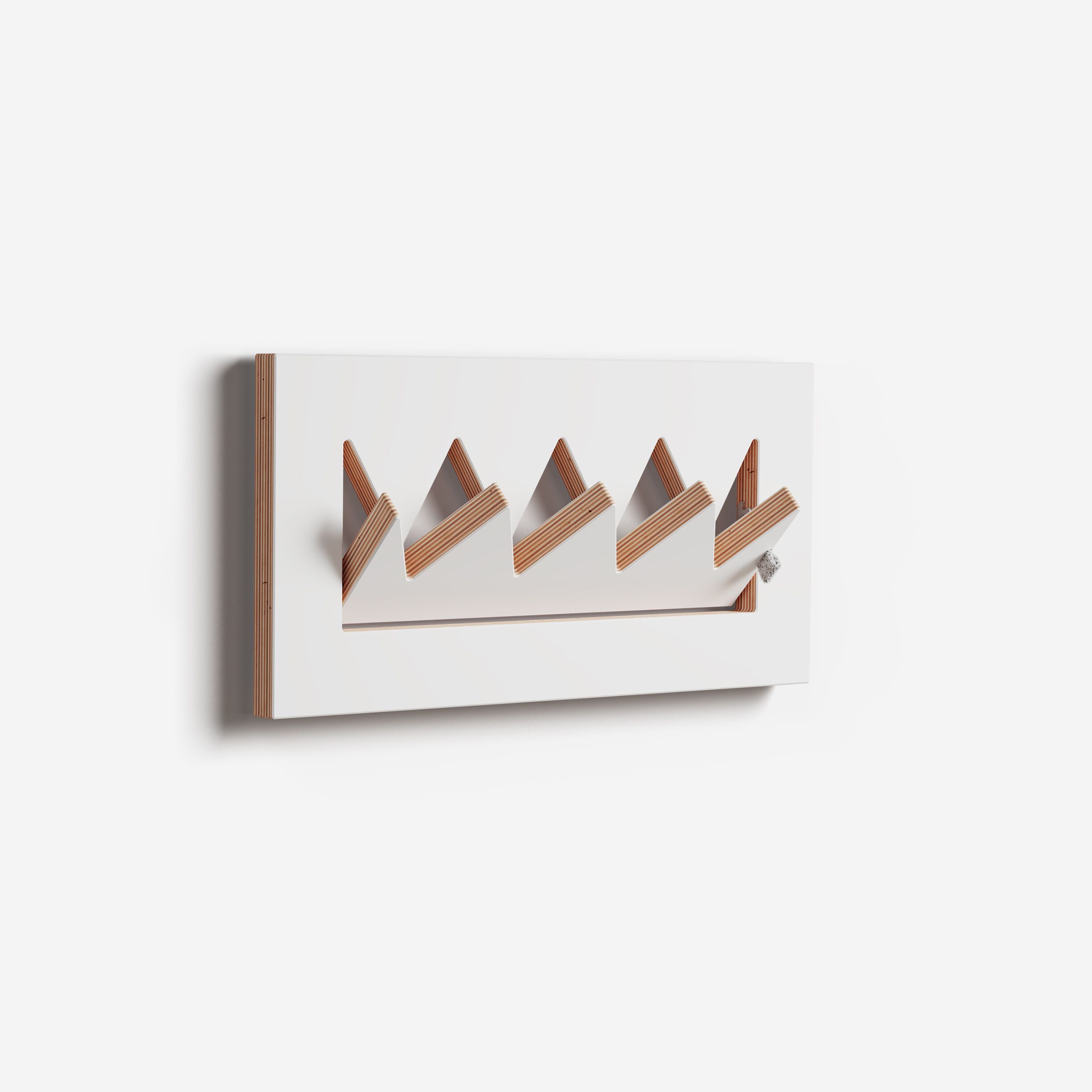 Вешалка для одежды из фанеры AMBIVALENZ Fläpps Crownhäng 40x20-1 ARCH-00070226 - Вид №3