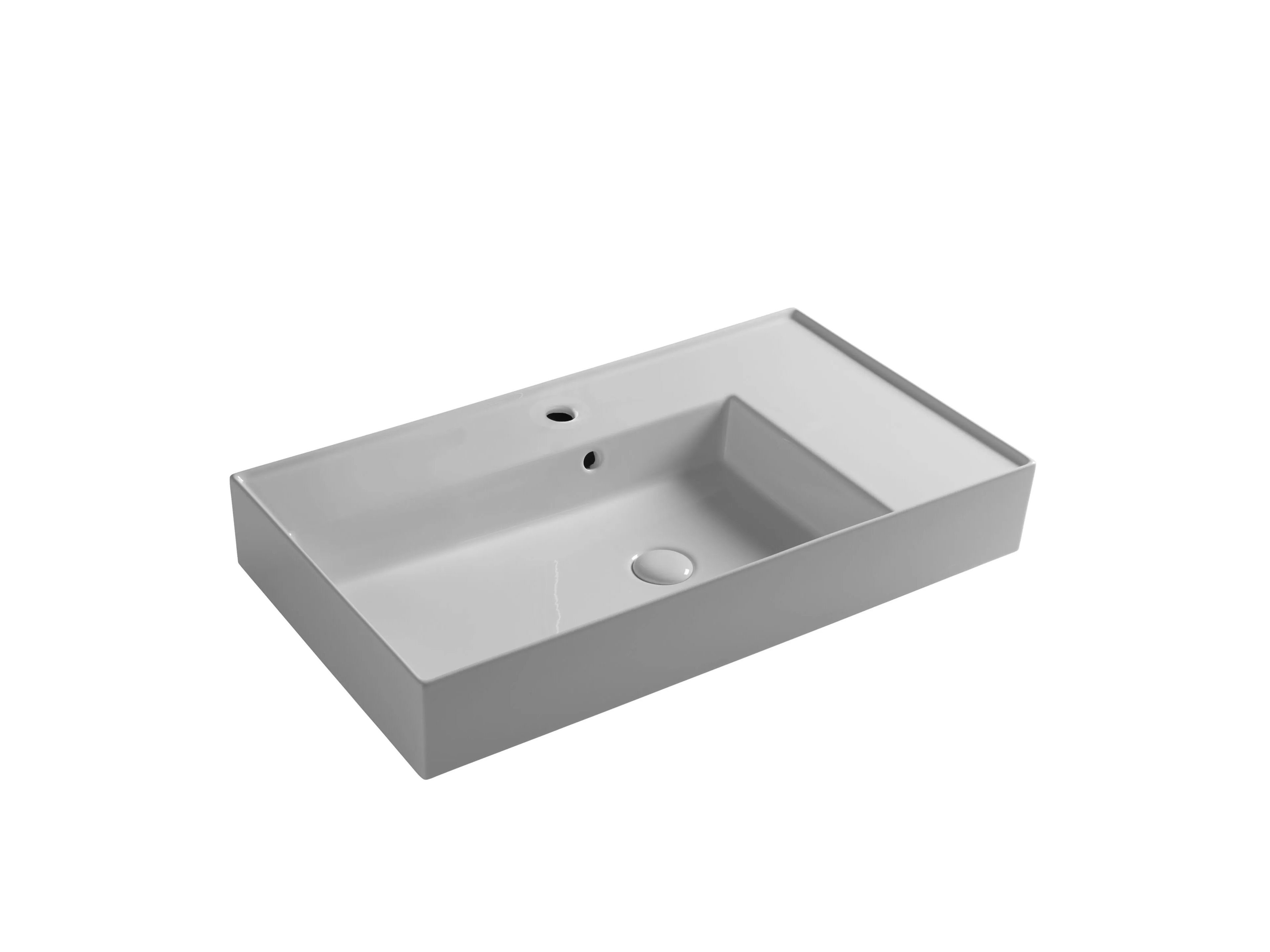 Керамическая одиночная прямоугольная раковина Olympia Ceramica DROP ARCH-00136620 - Вид №20