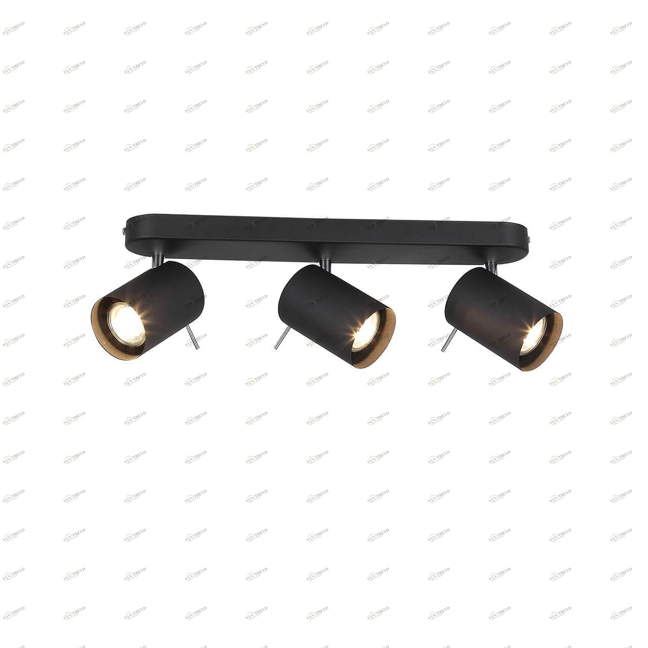 Спот потолочный светодиодный на 3 лампы черный Fanale SL597.401.03 ST LUCE FANALE 00-3924293 Черный 