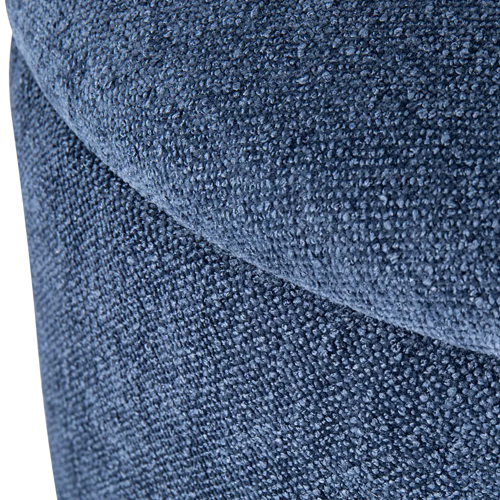 Santreyd: Пуф букле синий круглый 35×41.5 см с откидной крышкой 89392880 STLM-1487151 - Вид №2