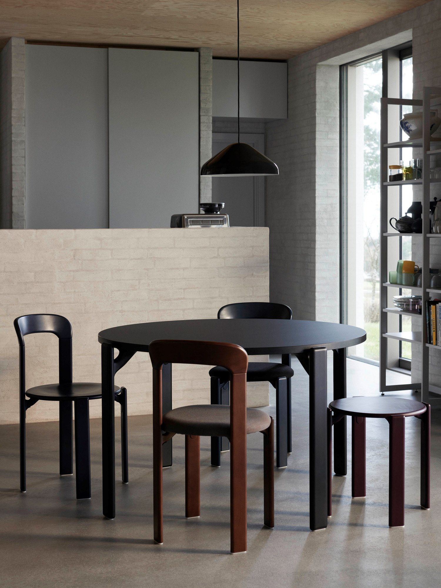 Низкий стул из бука Hay Рей ARCH-00064341 - Вид №7