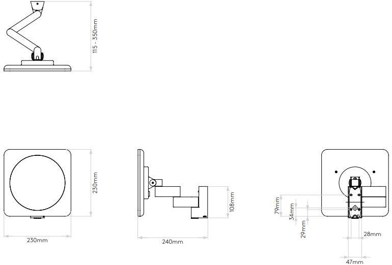 Astro Lighting Квадратное увеличительное зеркало со встроенной подсветкой  1163002  - Вид №1