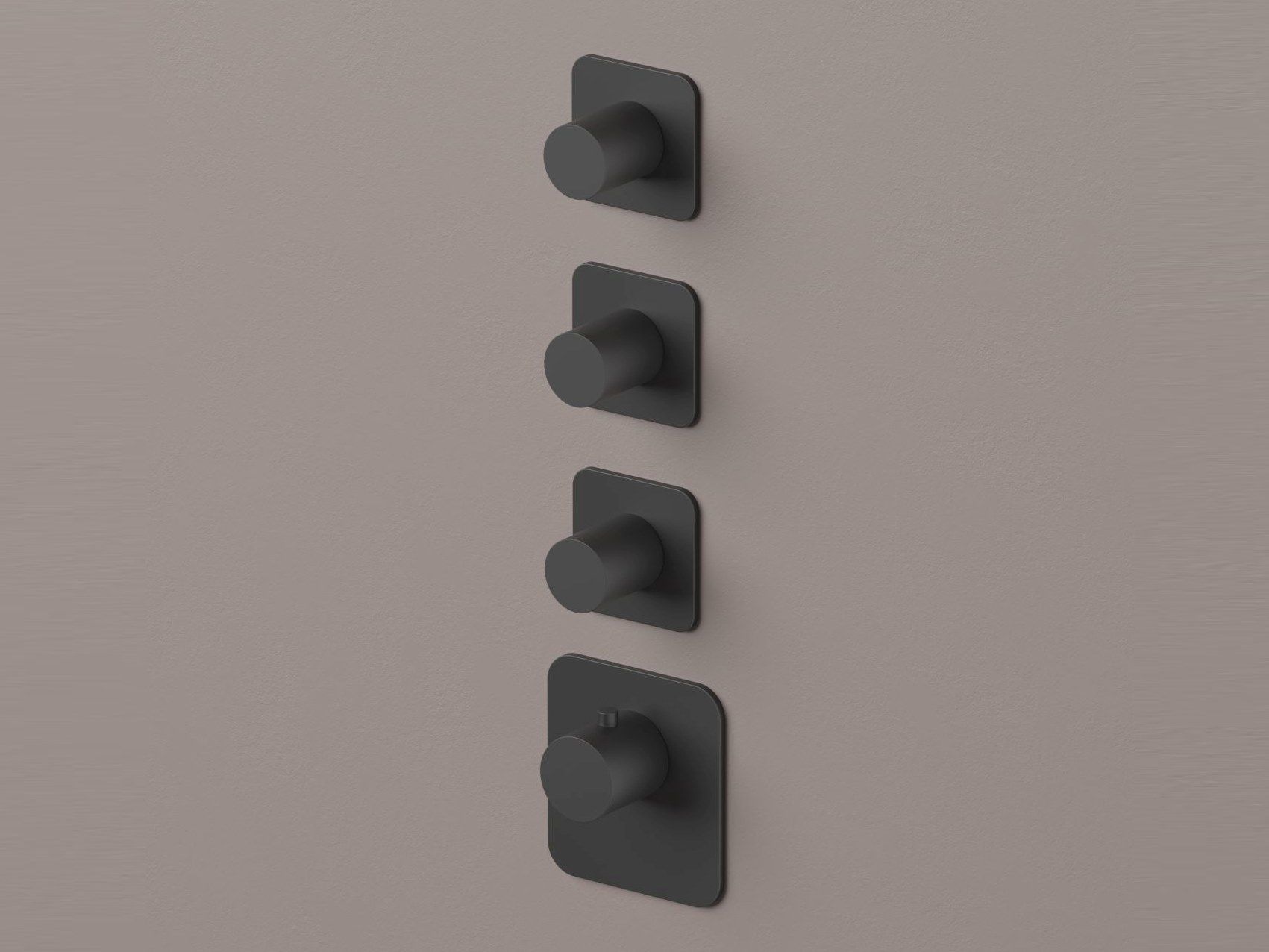 Встраиваемый термостатический смеситель для душа с 4 отверстиями Hotbath Gal ARCH-00039336