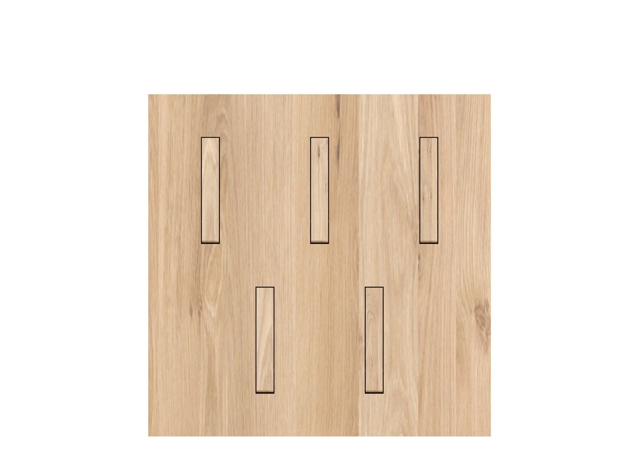 Дубовая настенная вешалка Ethnicraft UTILITILE ARCH-00138171 - Вид №1