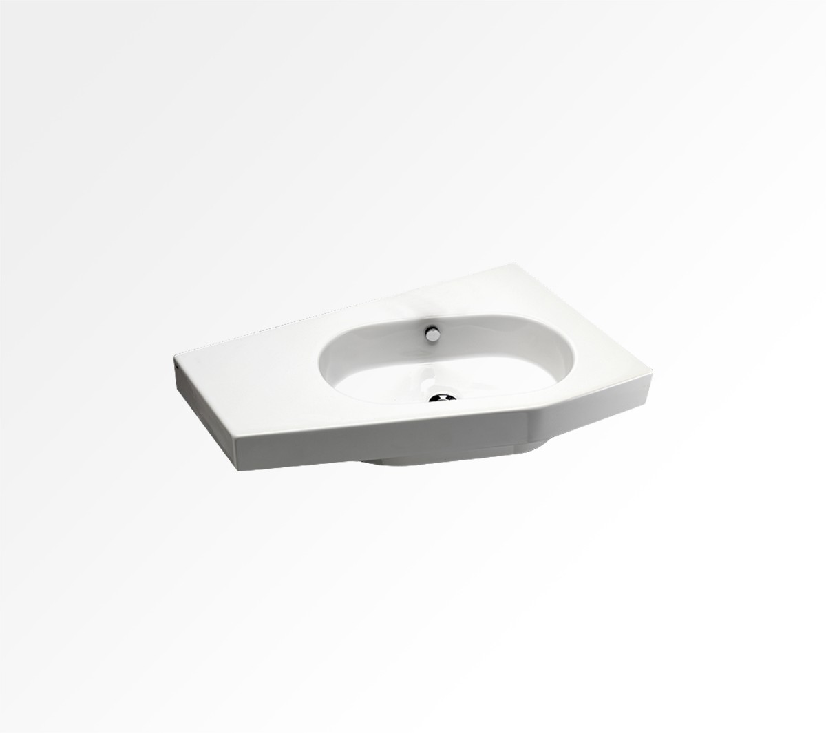 EXM80DSAB.CO Накладная раковина на столешницу  прямоугольная Ex.T Saturday