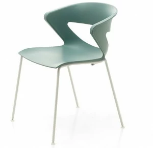 Kastel Накладной пластиковый стул с открытой спинкой Kicca