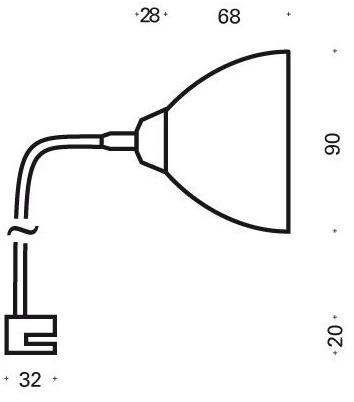 Top Light Зеркальный светильник с гибким кронштейном Flexlight sun-id-1405621 - Вид №1