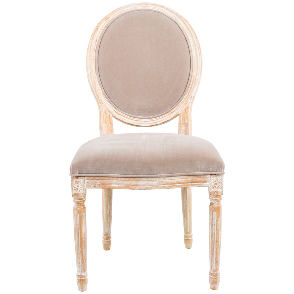 3112998 Стул «Луи / Пеликан» (бархат, белый жемчуг) Object Desire 