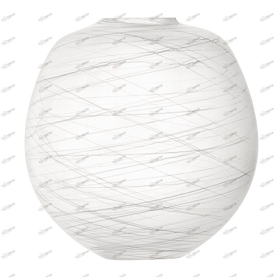 Ваза стеклянная белая 31 см Boulder LSA INTERNATIONAL ДИЗАЙНЕРСКИЕ 00-3894920 Белый 