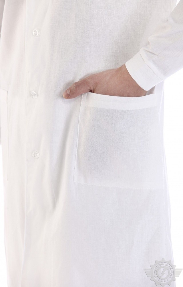 61727 Халат мужской белый  Медицинская одежда  размер 56-58/182-188 Спецодежда  - Вид №5