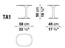 B&B Italia Outdoor Овальный садовый стол из cristalplant® Awa sun-id-1395602 - Вид №3