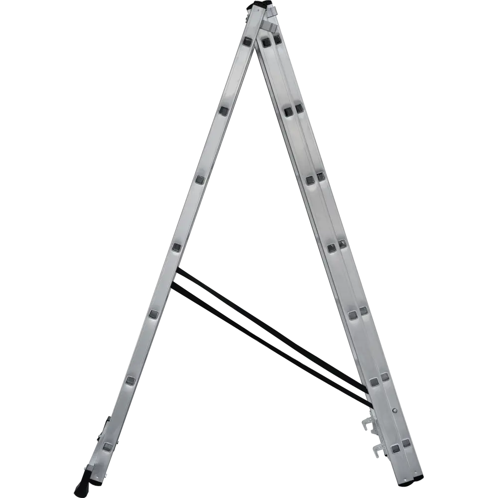 Лестница 3-секционная DILWIS 7 ступеней максимальная нагрузка 150 кг STLM-2184077 - Вид №5