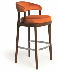 Very Wood Табурет высокий, обитый тканью, с подставкой для ног Eclipse Eclipse 06