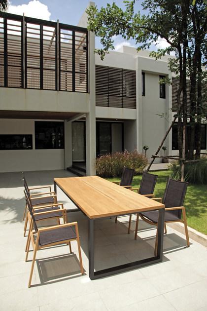 MOBIKA GARDEN Прямоугольный садовый стол из тика sun-id-1368283 - Вид №2