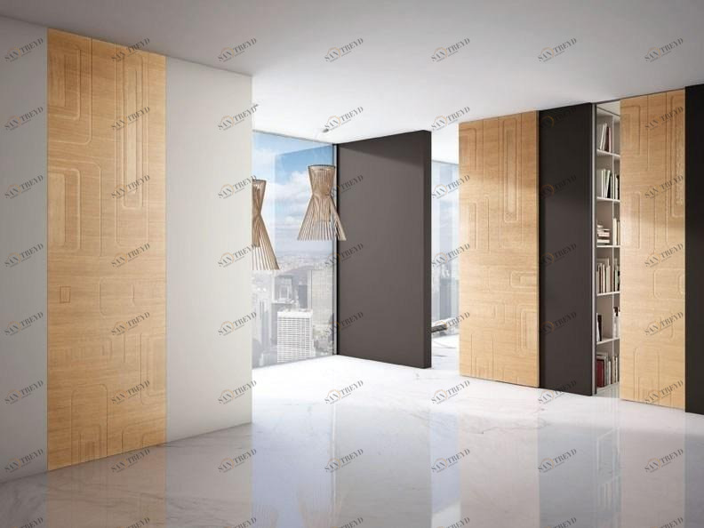 BARAUSSE Раздвижная дверь на невидимой направляющей с двойной дверью Bellunato sun-id-1374167