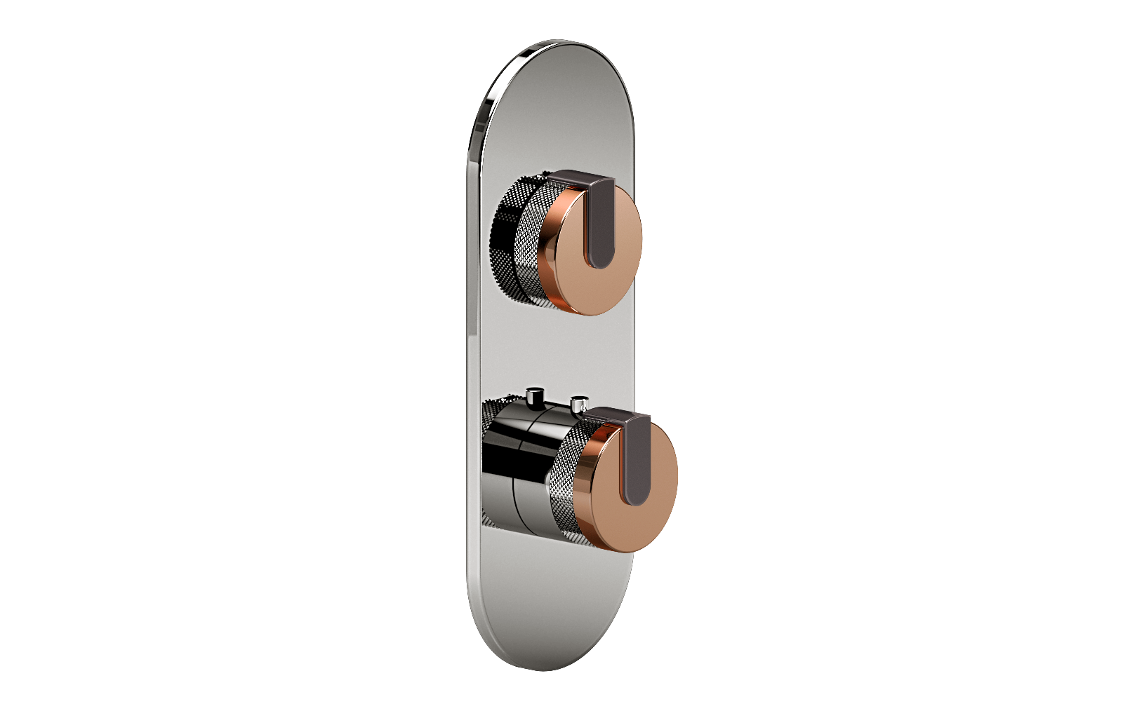 E-8026-R1RGE0-L1OX-PC-T Планка M-Series с 2 ручками - Внешняя часть GRAFF MOD+