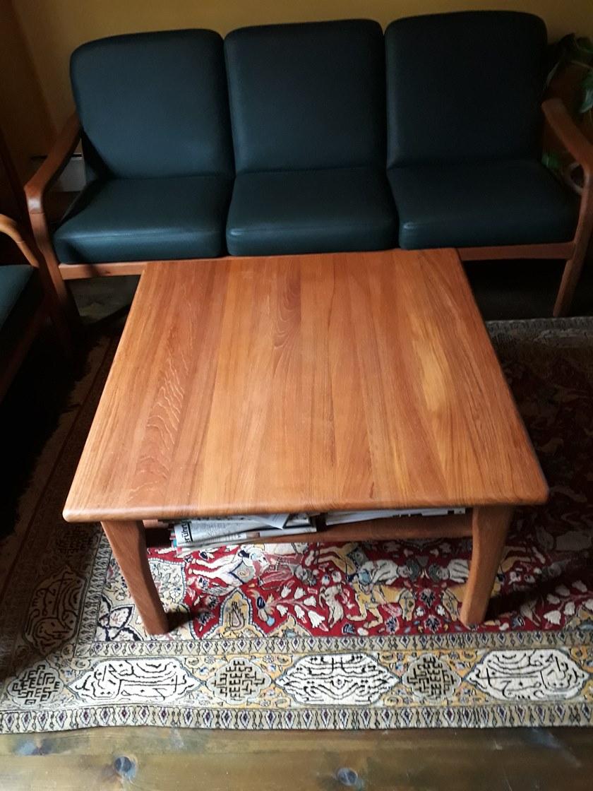 Dyrlund Квадратный деревянный журнальный столик  1254  - Вид №2