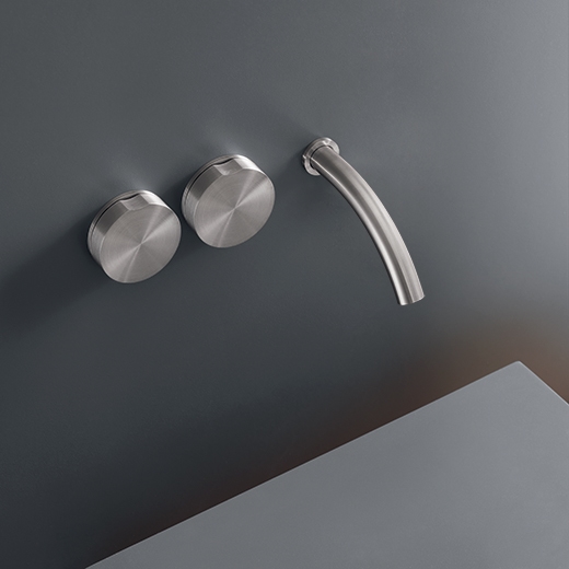 Настенный двойной ручки смеситель с носиком L. 125 мм  GIO10 CEADESIGN  - Вид №1