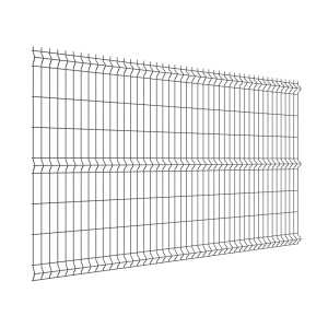 3D панель для забора Fine 2.5x1.53 м RAL 7024 серый 3 ребра
