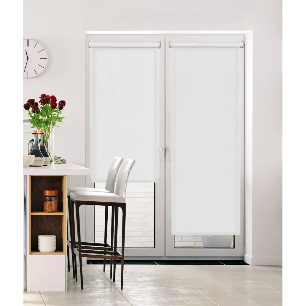 Штора рулонная Inspire Шантунг 80x250 см белая 82807412 STLM-2093717 - Вид №5