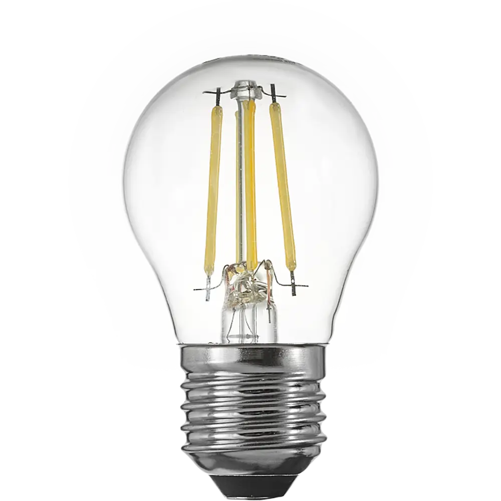 Лампа светодиодная Osram Р E27 220/240 В 5 Вт шар 600 лм холодный белый свет 85306960 STLM-2125601  - Вид №1
