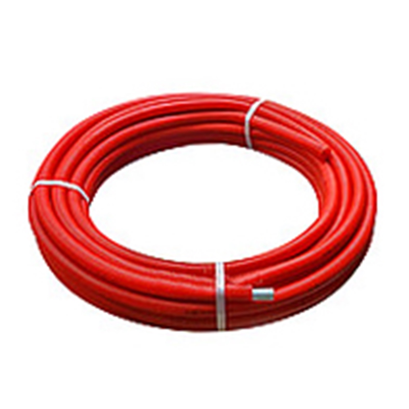 Труба металлопластиковая Henco 26x3 в красной гофре бухта 50м 50026MR - Вид №2