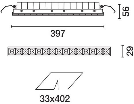 iGuzzini Встраиваемый светодиодный светильник для подвесных потолков Laser blade sun-id-1450229 - Вид №15