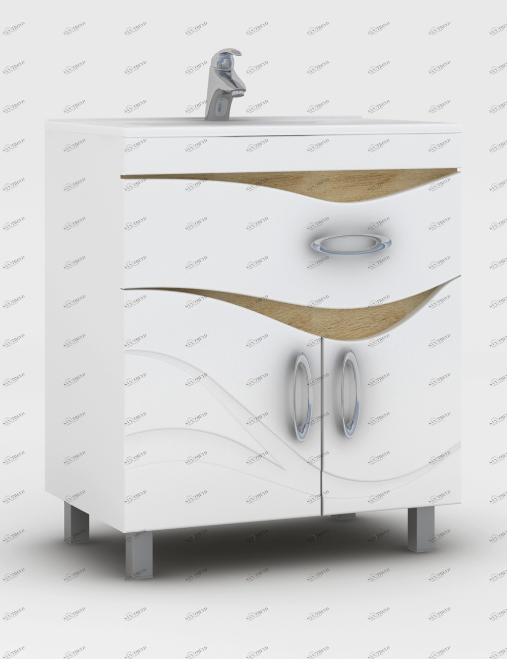 Тумба Mirella 700 (VGC)700⨉470⨉830 мм белый Santreyd sun-id-665331