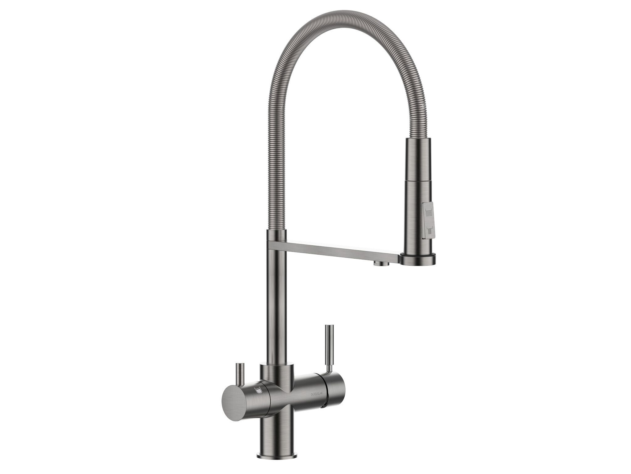 Однорычажный смеситель для кухни с выдвижным ручным душем GUGLIELMI RUBINETTERIE Pura ARCH-00044523