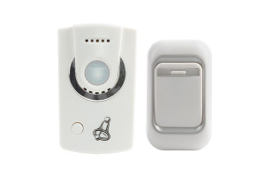 16439322 Беспроводной звонок DoorBell Rio-220V c ночником и с влагозащищ. кнопкой BL1 220V-23A 6941 garin
