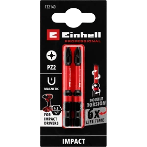 Бита ударная магнитная Einhell 132140 PZ2x60 мм, 2 шт.
