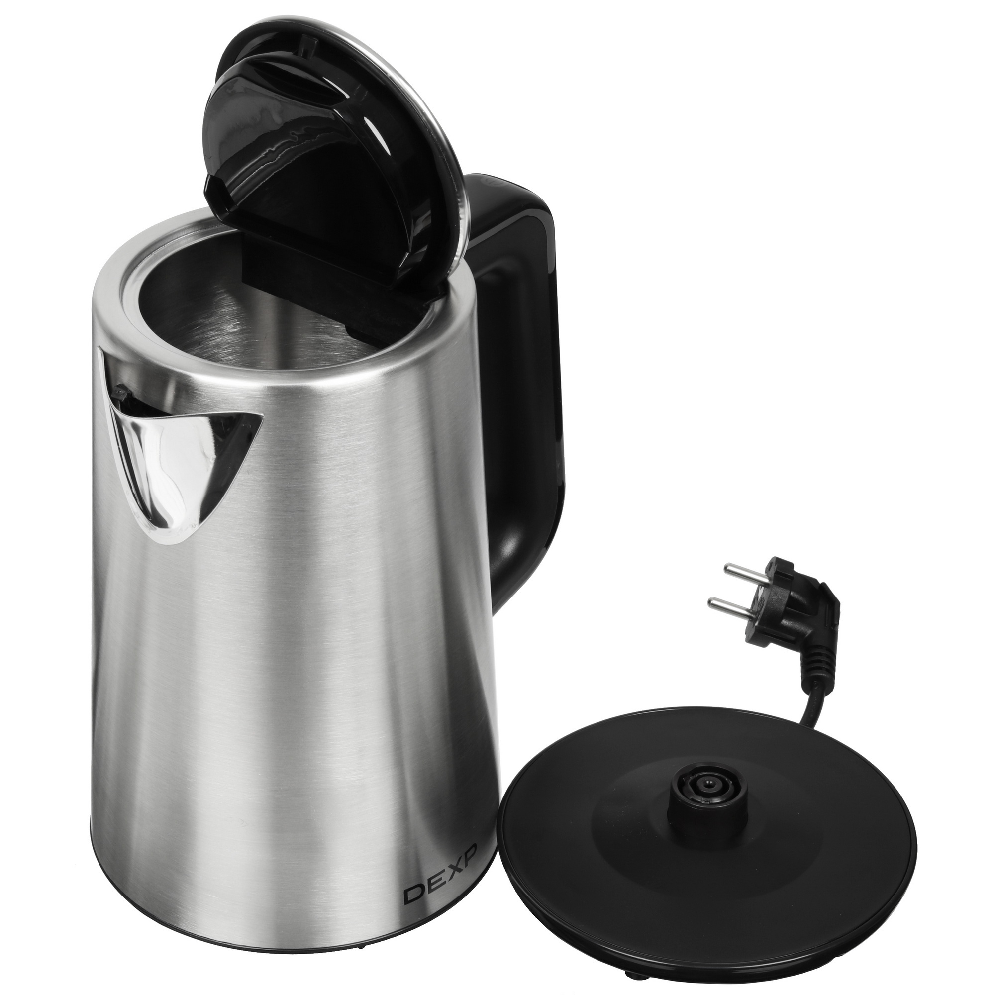 9028693 Электрочайник DEXP EK-MKWG17 серебристый STDN-0007545 - Вид №4