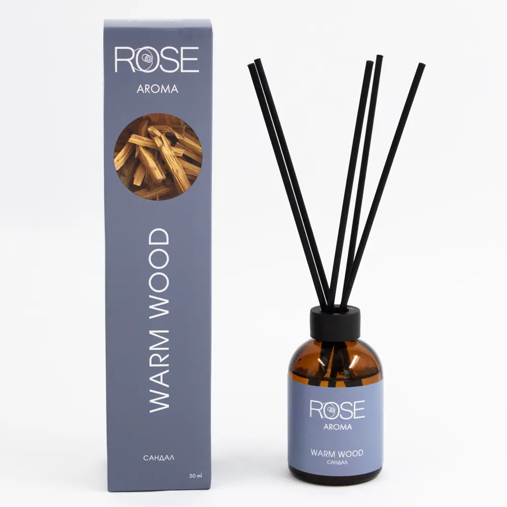ROSE Warm Wood - аромадиффузор с пряным древесным акцентом 89400732 STLM-1569151