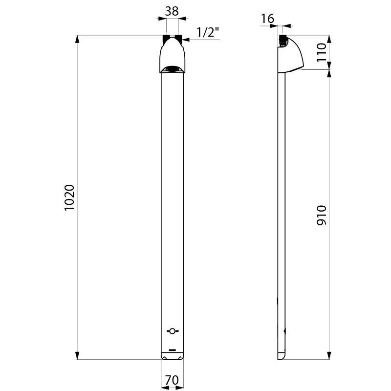 714906 Душевая панель SPORTING MIX 2 SECURITHERM DELABIE  - Вид №1