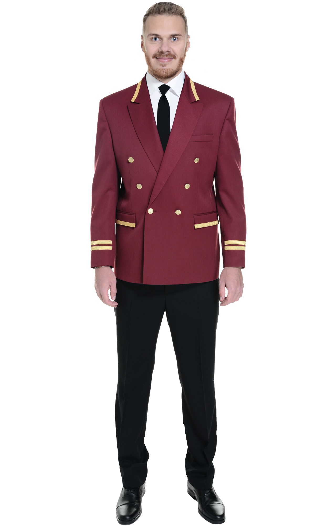 69801 Пиджак двубортный  Швейцар bordeaux El-Risto  Бренд "El-Risto" (Эль Ристо), каталог товаров размер 56/188  - Вид №3