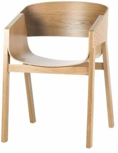 TON Стул из массива дерева с подлокотниками Merano 321400