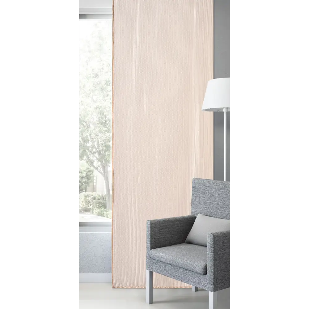 Тюль на ленте Valletta 250x260 см цвет экрю INSPIRE STLM-2126460 - Вид №1